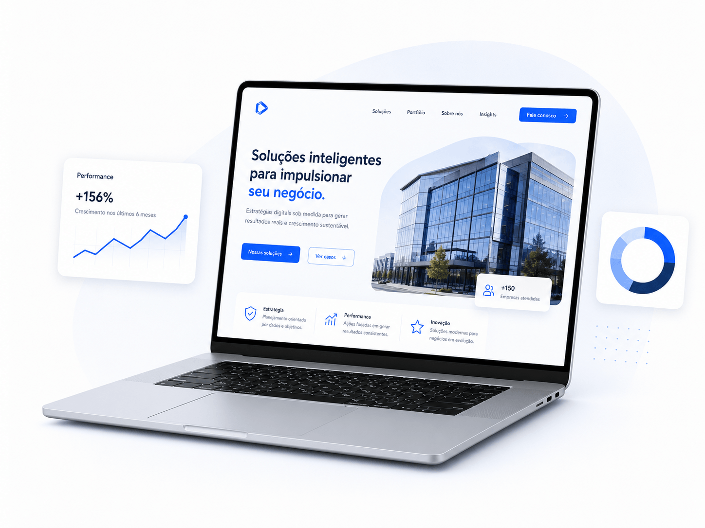 Site profissional, SEO e identidade visual pela Impulse Lead